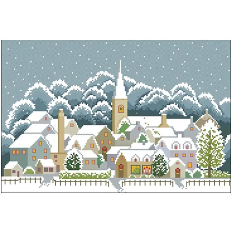 

Olympus четыре сезона-Зима Счетный китайский крест 11CT 14CT 18CT DIY Китайский Набор для вышивки крестом наборы для рукоделия