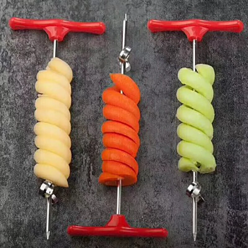 

Manual Roller Spiral Slicer Radish Potato Tools Vegetable Spiral Cutter Kitchen Accessories Fruit Carving Tools Roller Manual