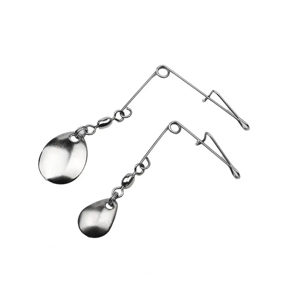 

5Pcs/Set Spinner Blade Reflective Exquisite Stainless Spoon Spinner Parts for Outdoor