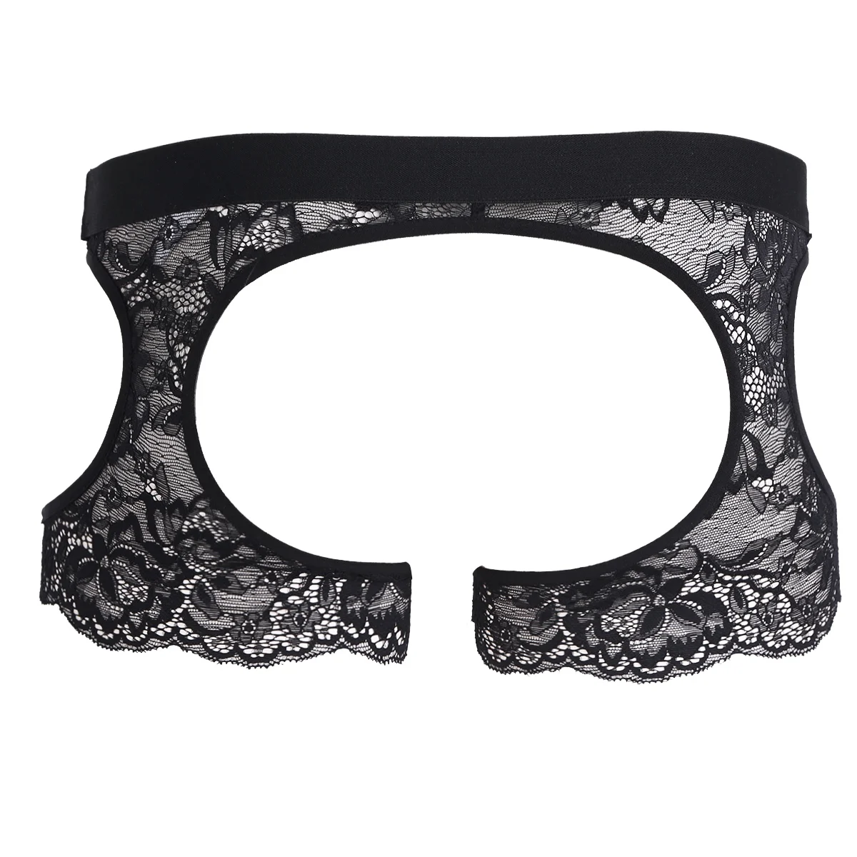 Мужское нижнее белье кружевные трусы боксеры без пятки сексуальное