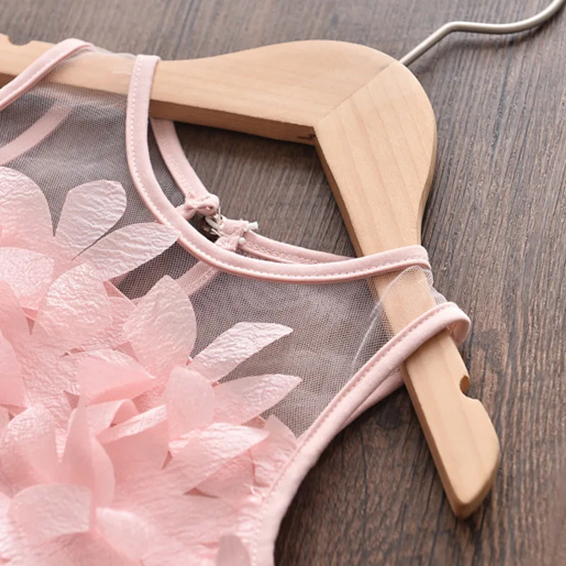 Повседневные платья для девочек Новая летняя детская одежда модное милое