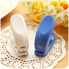 Мини-дырокол для бумаги, 6 мм, белого и синего цвета, H6749