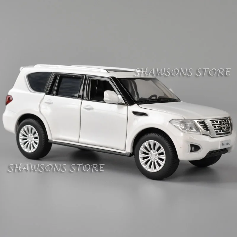 

1:32 Scale Diecast Metal Model Car Toys Patrol Y62 SUV Pull Back Replica w/ Sound & Lights