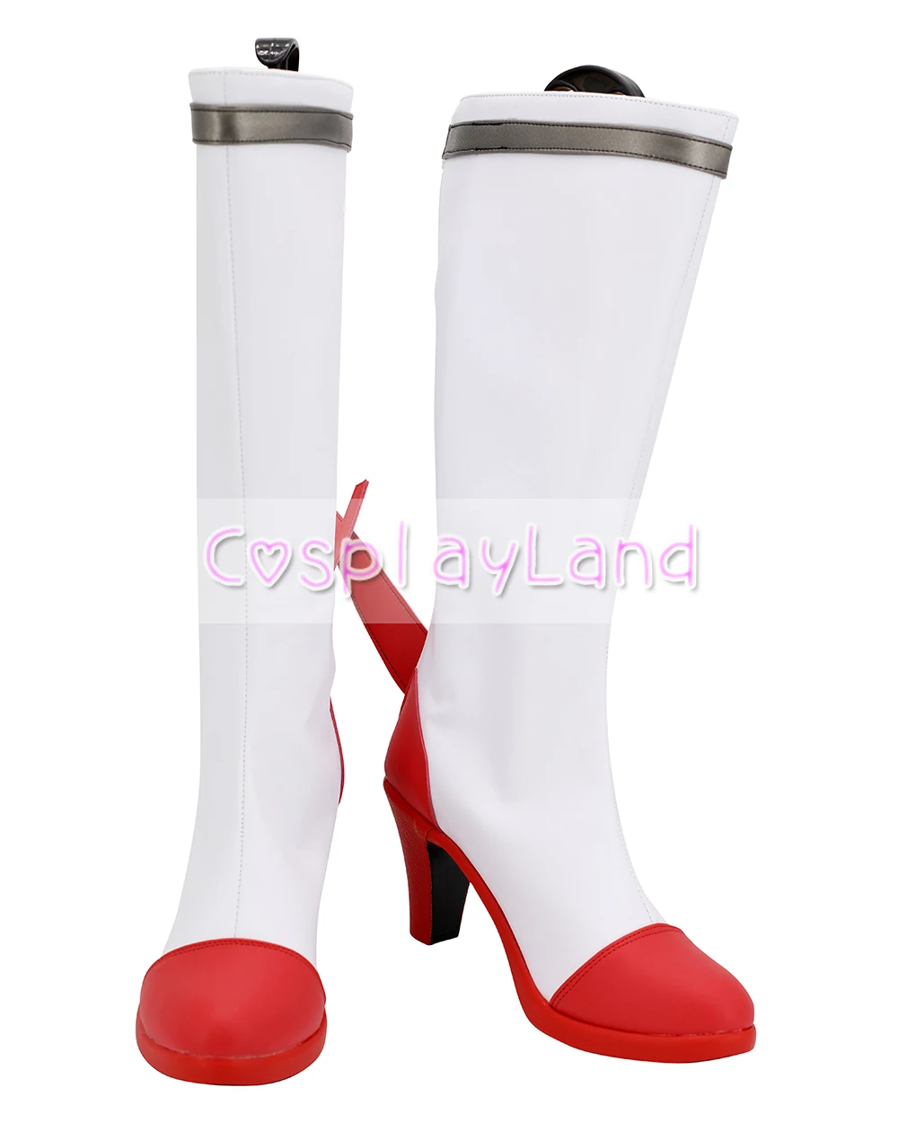 Обувь для костюмированной вечеринки Цвет белый на высоком каблуке взрослых