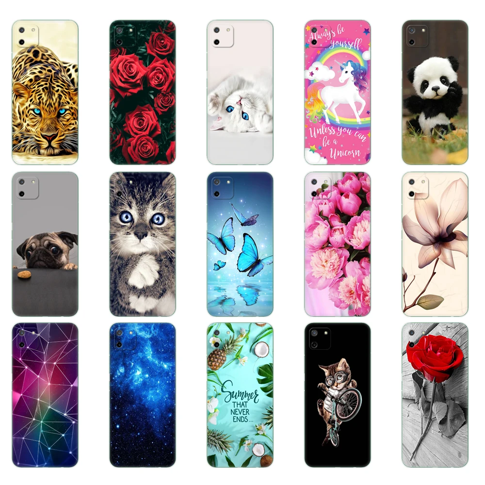 for realme c11 2021 2020 case tpu silicon back cover phone case for oppo realmec11 c 11 soft case rmx3231 rmx2185 bumper 6 5inch free global shipping