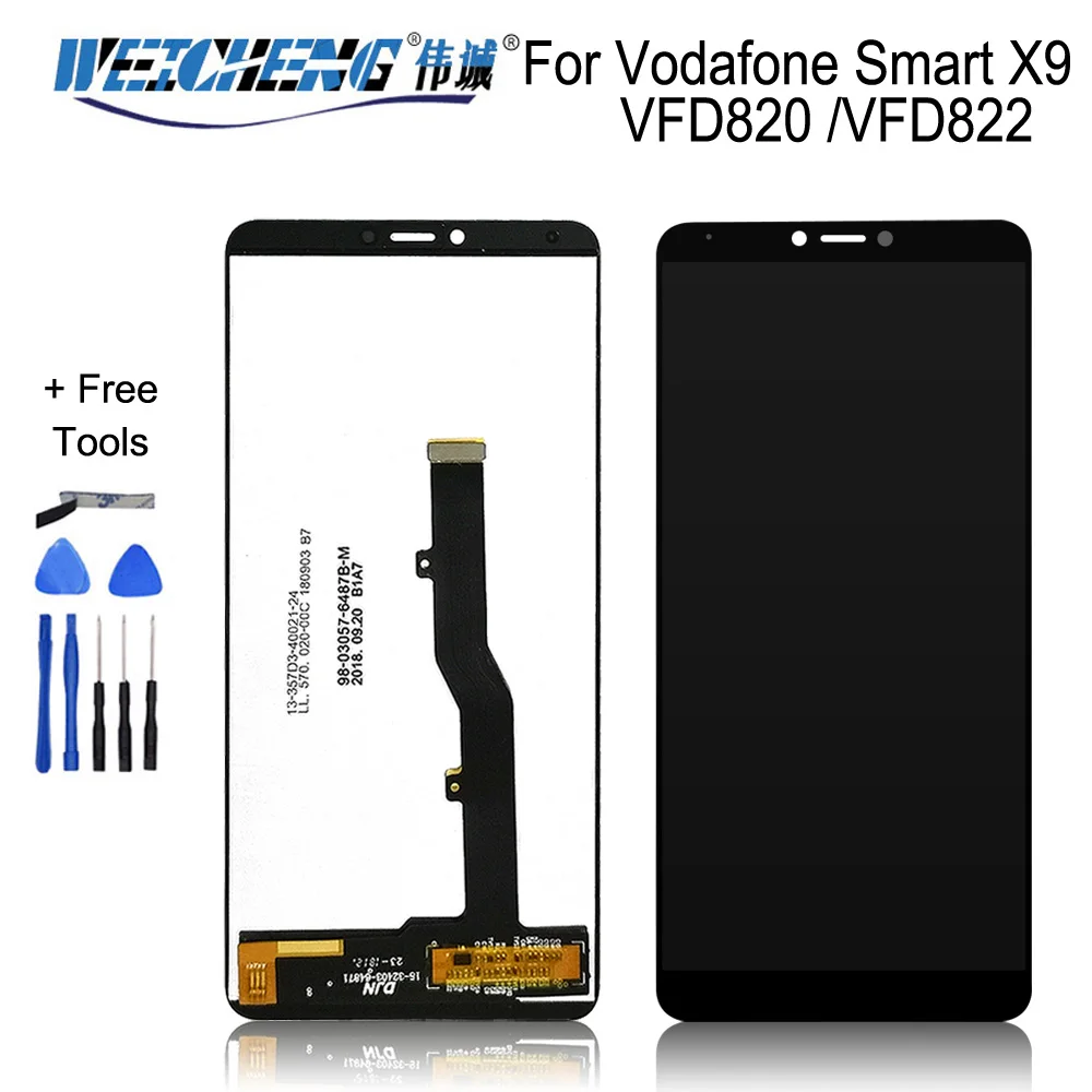 100% Протестировано 5 7 "для Vodafone Smart X9 vfd820 vfd822 задний ЖК-дисплей | Мобильные