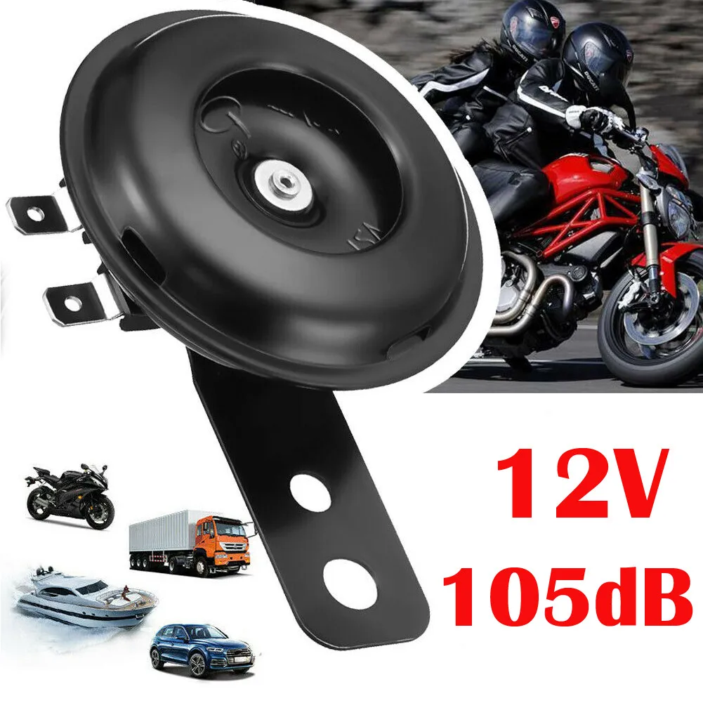 

12v Loud 105db Universal Electric Motorcycle Horn Motorbike Replacement Car Accessories High-quality Speakers