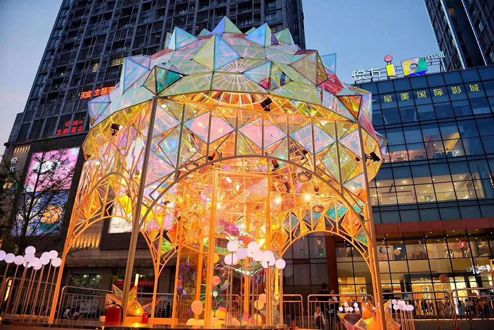 Sunice Радужная дихроичная Цветная декоративная оконная пленка вечерние