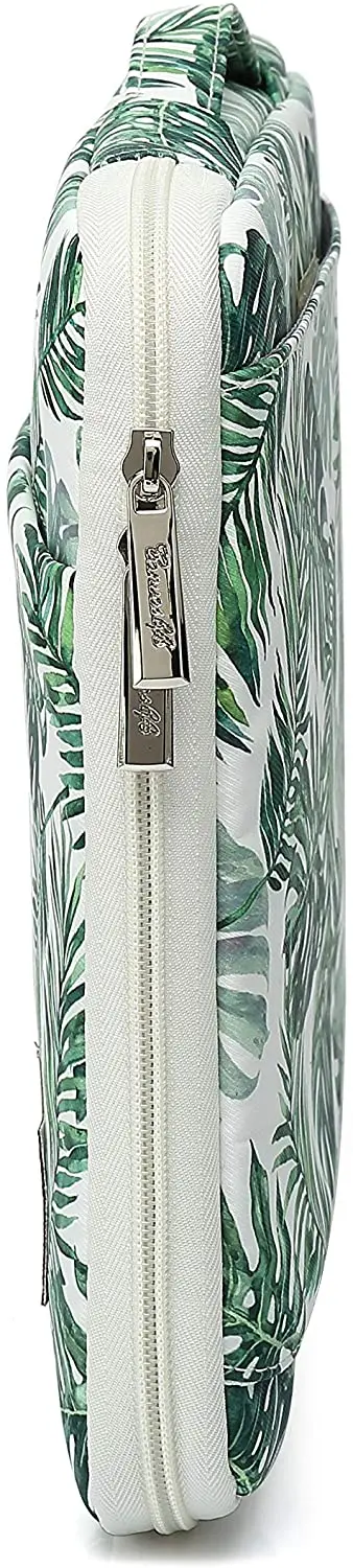 Женская сумка для ноутбука сумка-вкладыш с принтом в виде банановых листьев