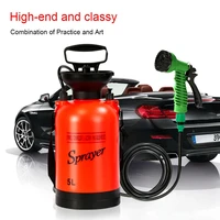 portable outdoor camping shower multi function bath sprayer watering flowers car washing small sprayer for travel