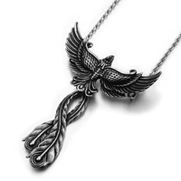 2020 new goofan stainless steel necklace pendants fashion personality trendy choker mens and womens gifts phoenix 20903i