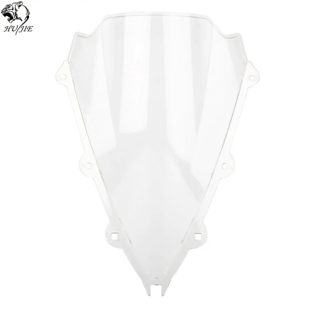 Мотоцикл двойной пузырь ветрового стекла экран для Aprilia RSV4 09-14 R 12-15 RS4 125 12-16 дым