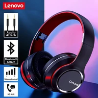 lenovo hd200 wireless headphones bluetooth 5 0 headset subwoofer sports running headset unisex noise reduction video call