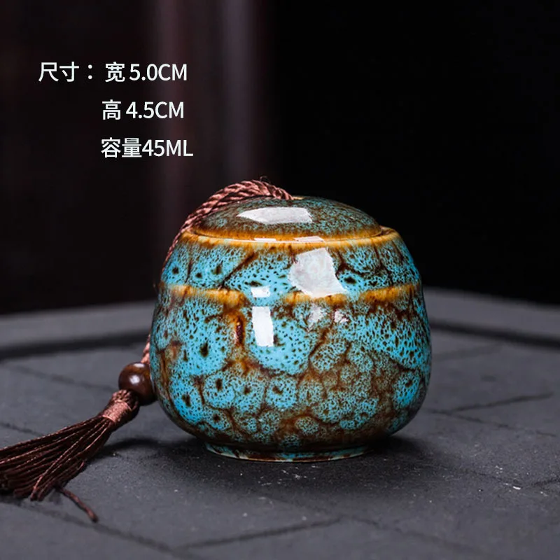 Цветная Керамическая канистра памятная урна герметичный горшок каскадная