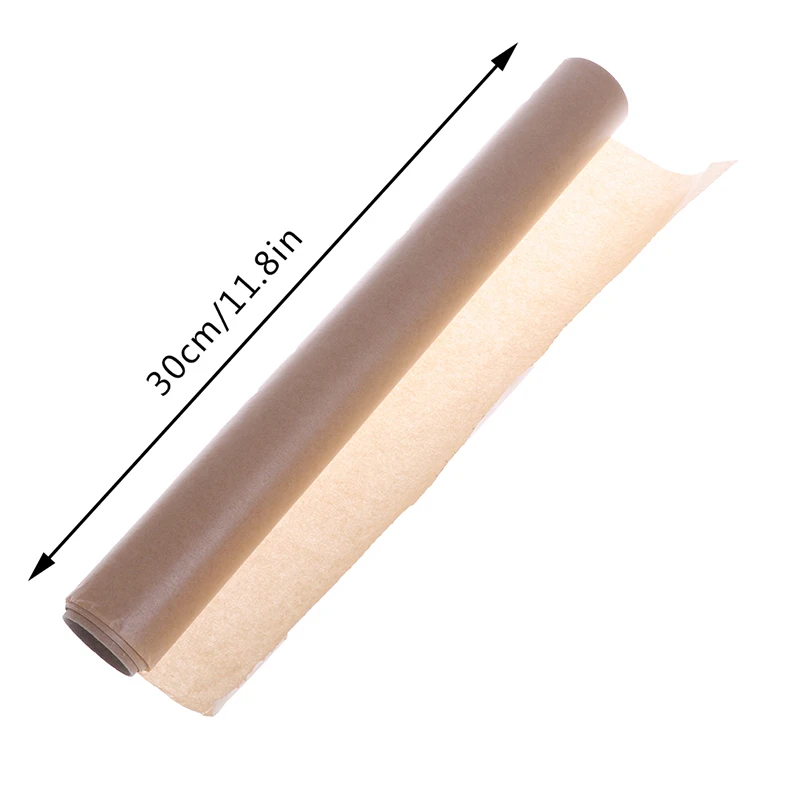 

5M Greaseproof Oven Bakeware Baking Cooking Paper Unbleached Parchment Paper Rectangle Baking Sheets for Bakery BBQ Party