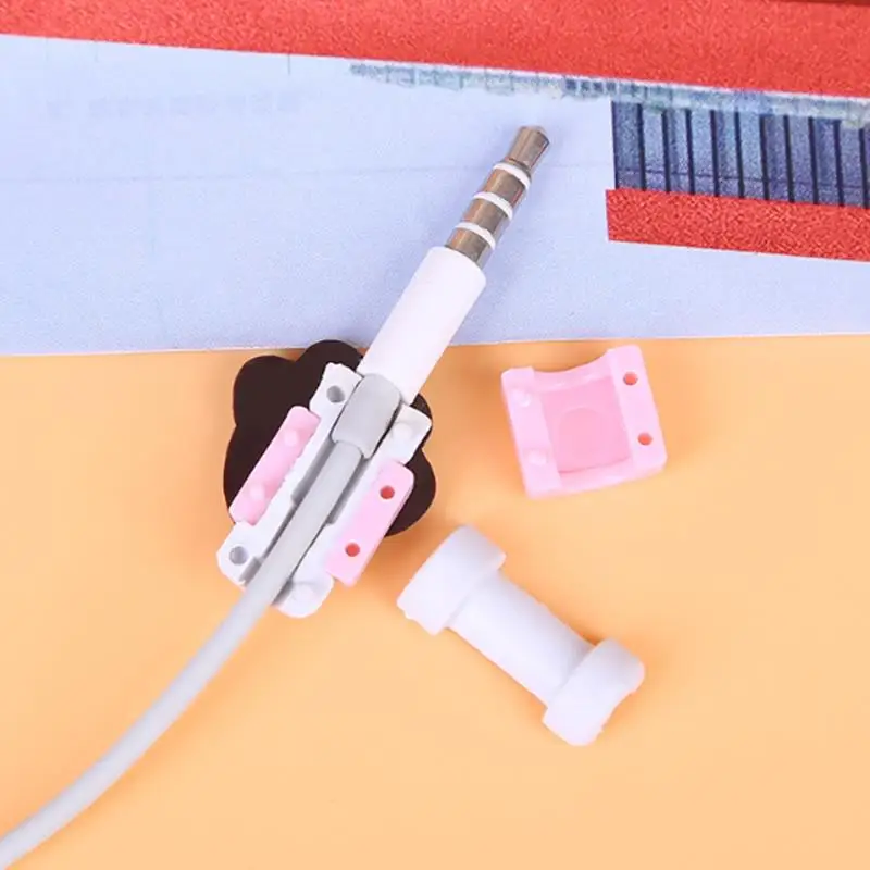 100 шт. Мультфильм зарядное устройство намотчик кабеля защитный чехол Saver USB линия