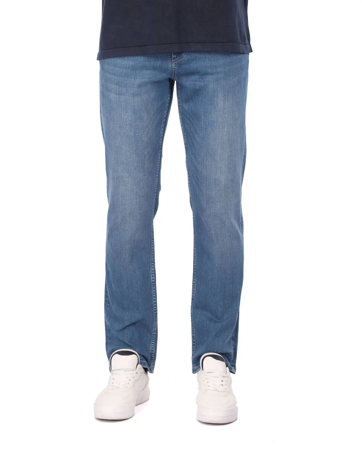 

Blue White Men 'S Comfort Jean Pants