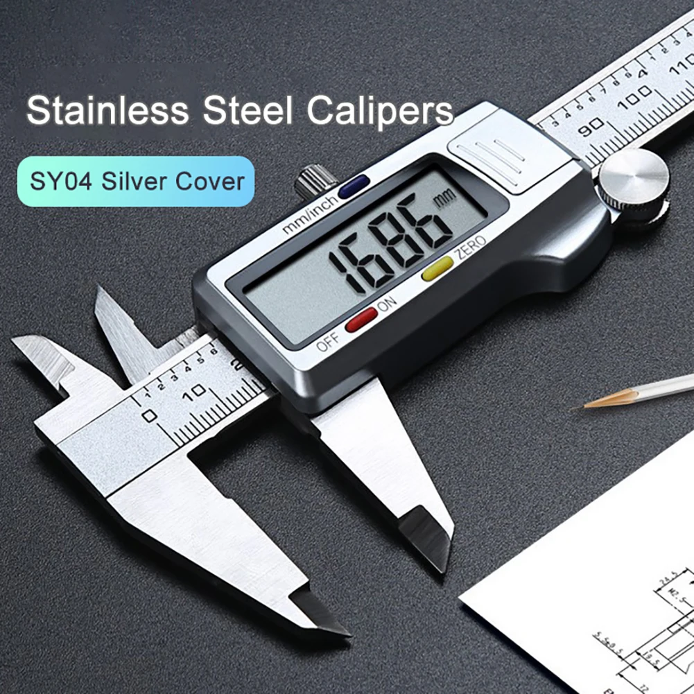 

Цифровой штангенциркуль измеряет 100/150/200 мм LCD электронный углеродный оптоволоконный датчик измерительные приборы для измерения высоты мик...