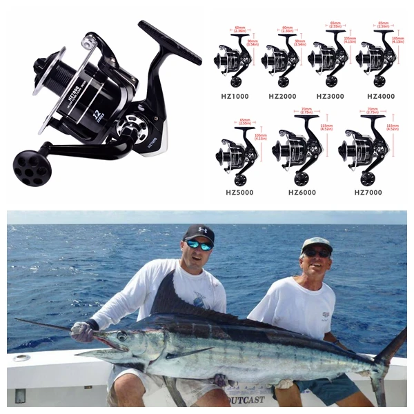 

RENYI New Spinning Wheel Metal Thread Cup Long-Throw Caster Fishing Reel Luya Wheel 1000/2000/3000/4000/5000/6000/7000