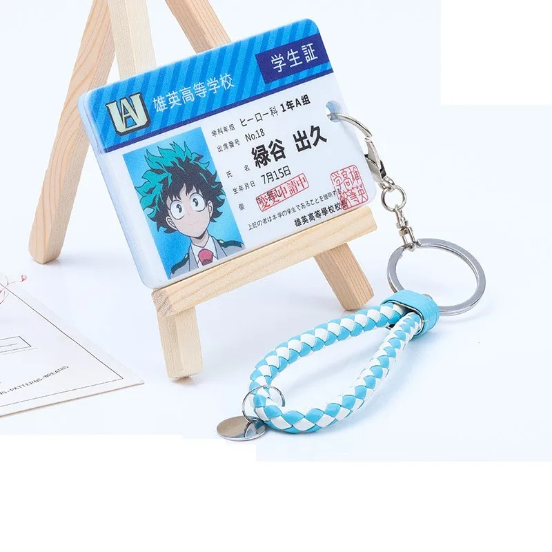 Аниме My Hero academic Midoriya Izuku акриловый чехол для карт креативный мультяшный автобус ID
