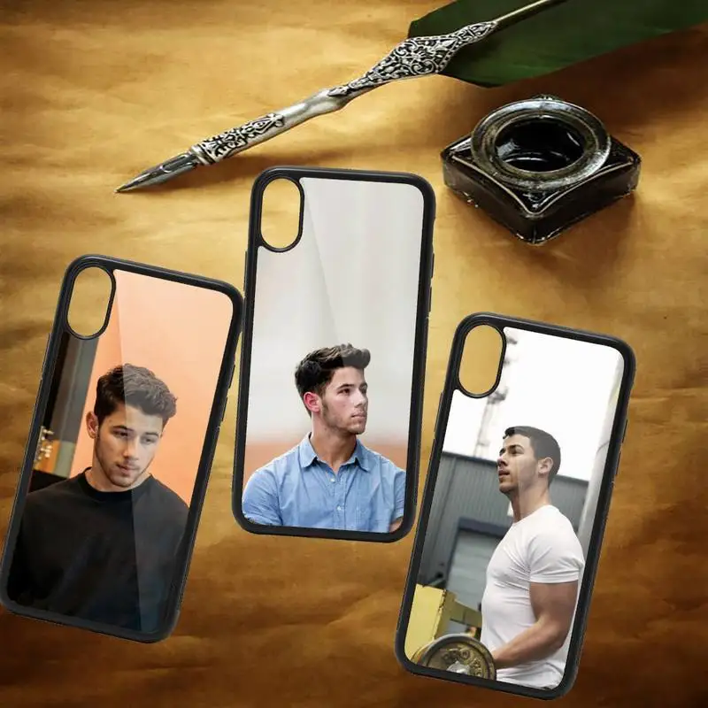 

Nick Jonas American actors Phone Case PC for iPhone 11 12 pro XS MAX 8 7 6 6S Plus X 5S SE 2020 XR