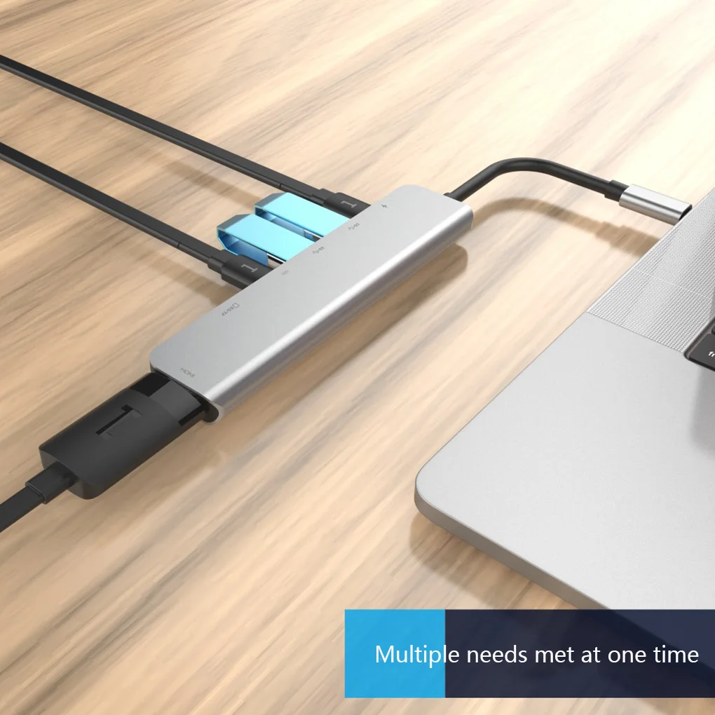 USB-C-концентратор 15 в 1 с беспроводной зарядкой RJ45 SD-кардридер Type-C расширенная