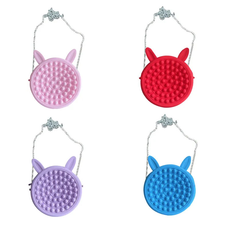 Bolsas de hombro con hoyuelos de descompresi&oacute;n, juguetes antiestr&eacute;s para aliviar el estr&eacute;s, mochila para tabla brinquedos-1