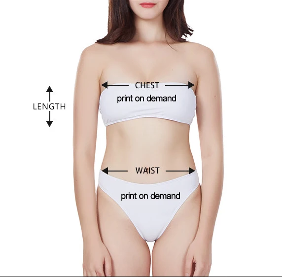 

Custom made Bikini Set sublimation printing Bathing Suit sexy swimwear