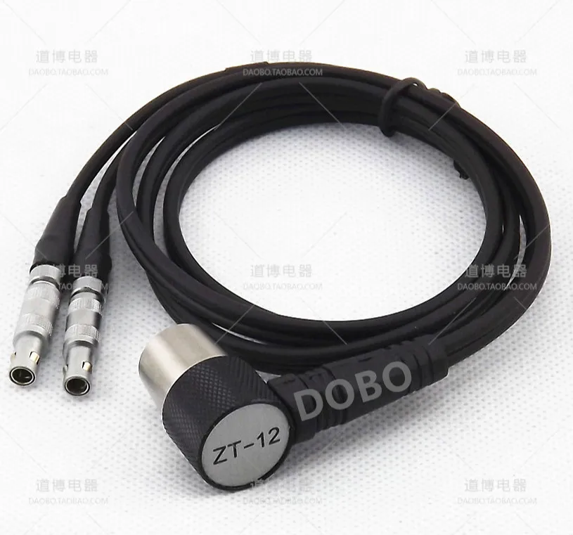 

Ultrasonic Thickness Gauge Probe ZT-12 Cast Iron Coarse Crystal Metal Thickness Probe 2MHZ 2.5P