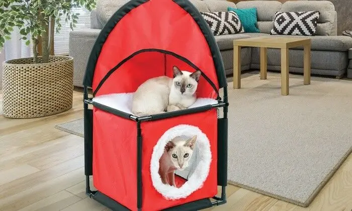 

Мягкий уютный и стильный домик для кошек и домашних животных