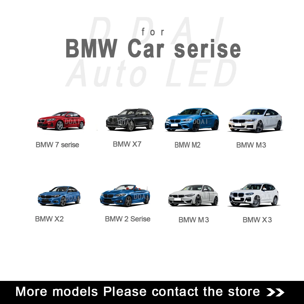 DDAI h7 led h4 для BMW X7 740Li 750Li xDrive 730Li 760Li 735Li 740Le 6000k Лампа H1 H11 H8 hb4 лампочки авто|Фара авто в