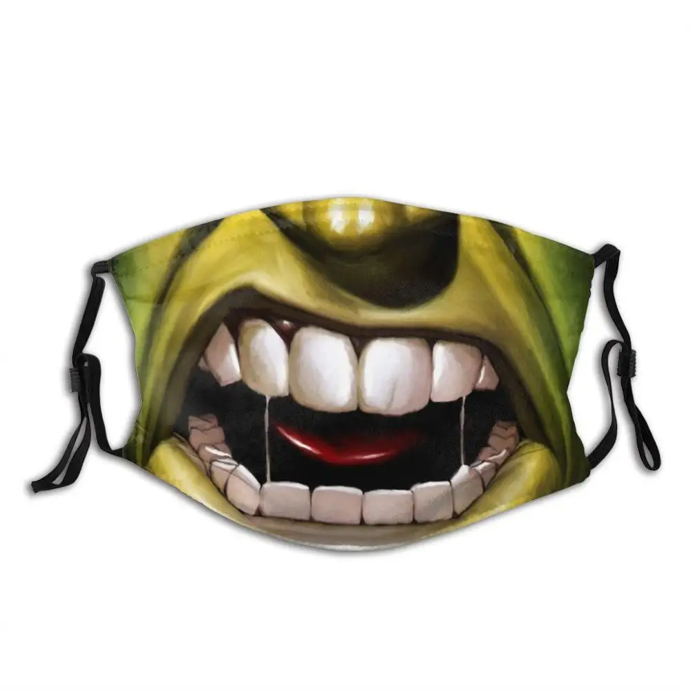 

Cry Like Hulk Funny Cool Cloth Mask Comics Bruce Banner Tony Stark Smash Green