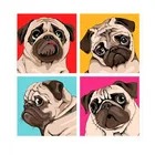 Термоклейкие нашивки с принтом собаки, термическая одежда, тканевые наклейки, наклейки с изображением очень странных вещей, ривердейла, аппликации для одежды