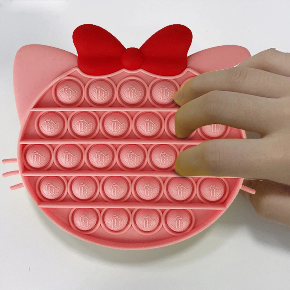 

Children Fun Pressure Reduction Toy Squeeze Vent Toy Push Concentration Training for Autism/Special Needs