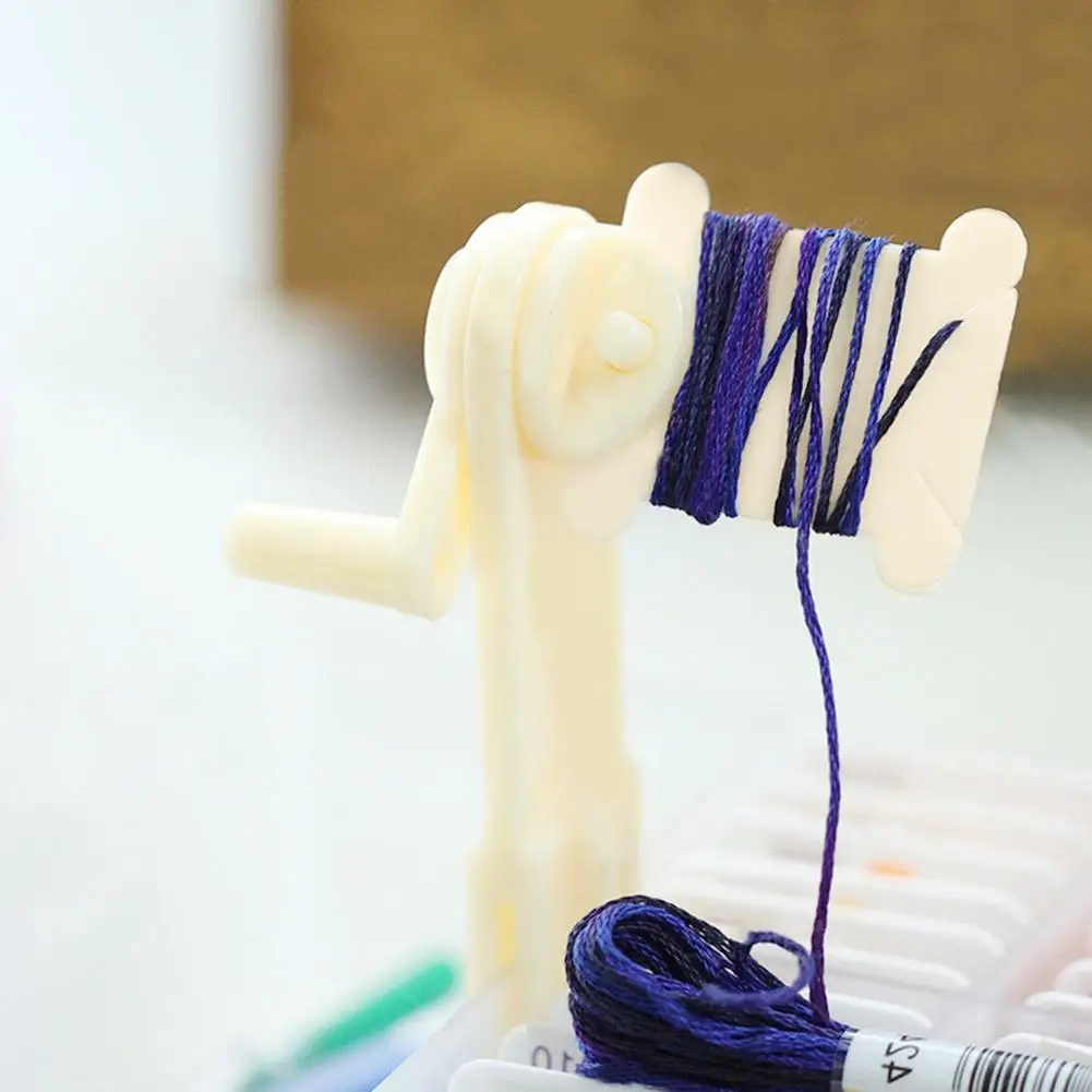 

100pcs Cross Stitch Storage Holder Plastic Embroidery Floss Craft Threads Bobbin Necessary Household Cross-stitch Storage Supply