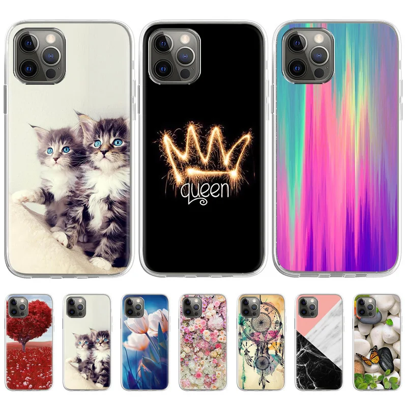 

Ultra thin Silicone TPU soft Case For Iphone 11 Case On Iphone 12 13 Pro XS Max 7 8 6 Plus XR X 5 5S SE 2020 13 12 Mini Cover