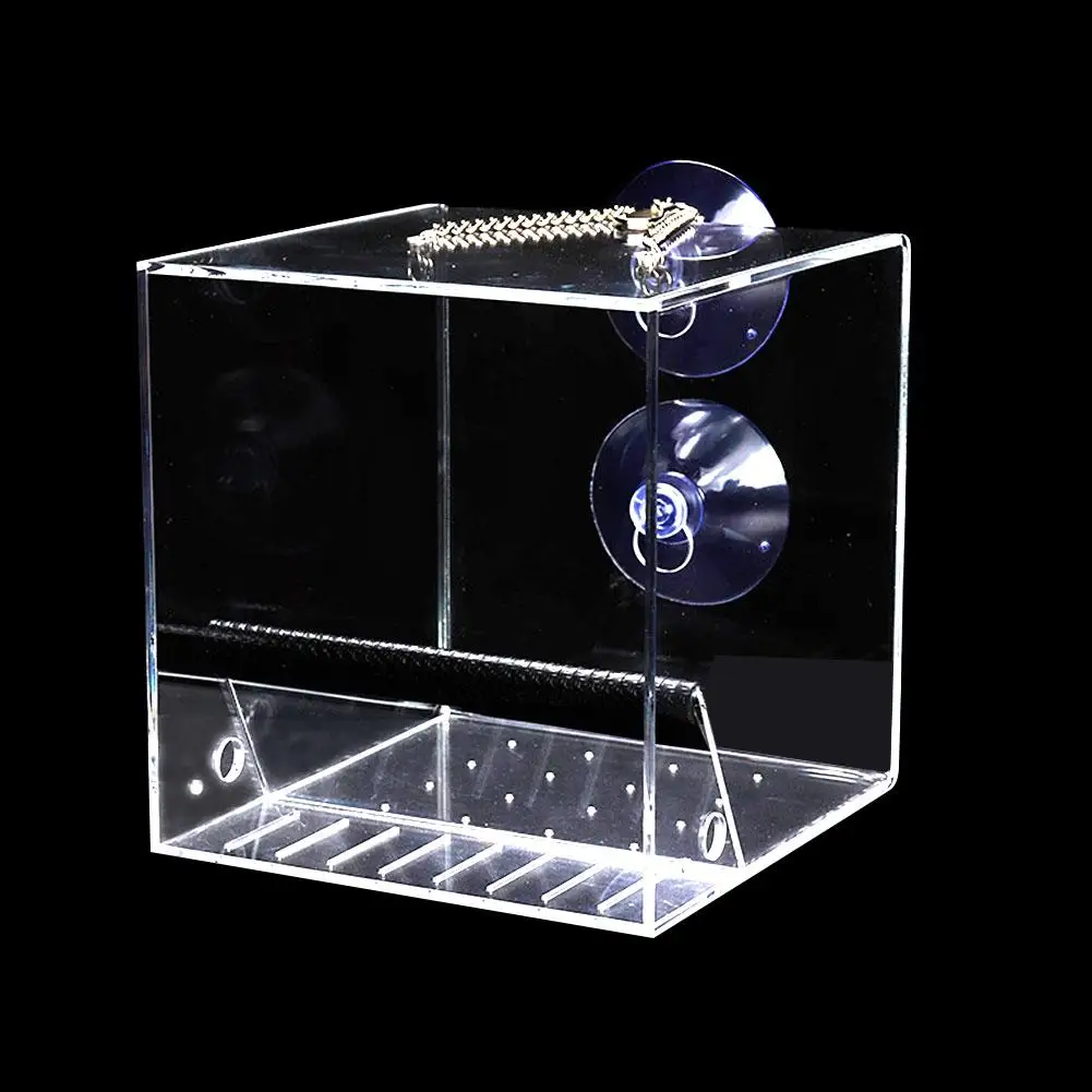 Подвесная кормушка для диких птиц оконная Крепкие присоски и съемный поднос