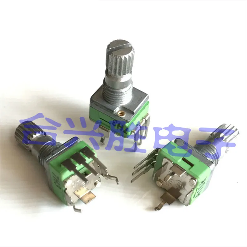 Вертикальный 9 мм роторный прецизионный потенциометр одиночный A10K объем длина