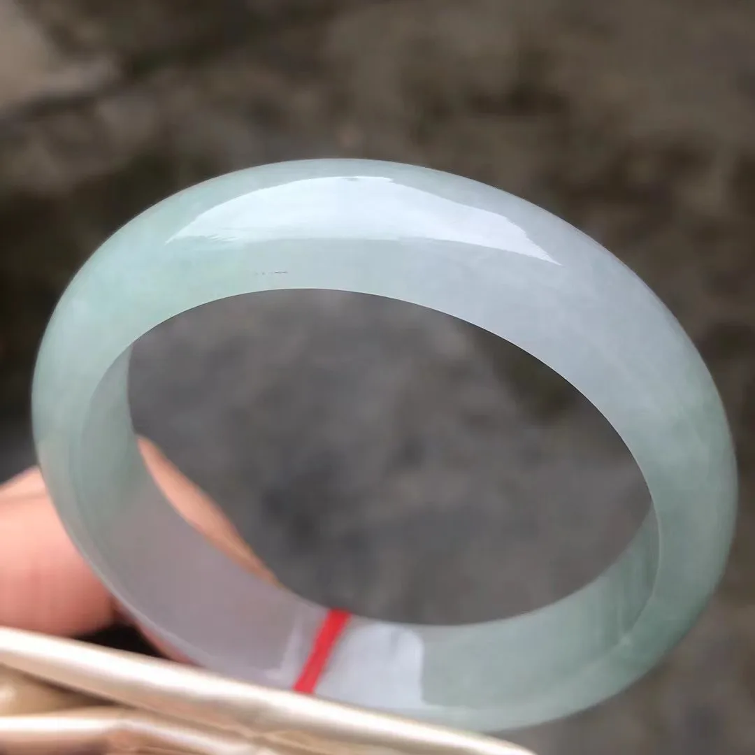 

Браслет из янтарского нефрита ручной работы, мужские и женские браслеты из натурального нефрита 58 мм 9180