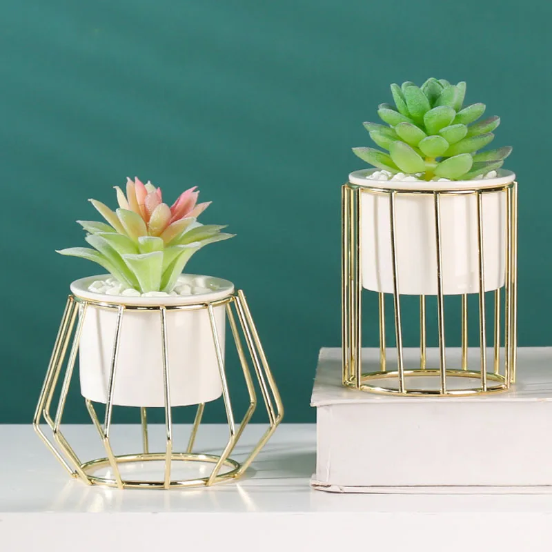 

Creative Succulent Planter Fairy Garden Decoration Ornaments Ceramic Flower Pots Office Study Room Desk Decoration Accessories