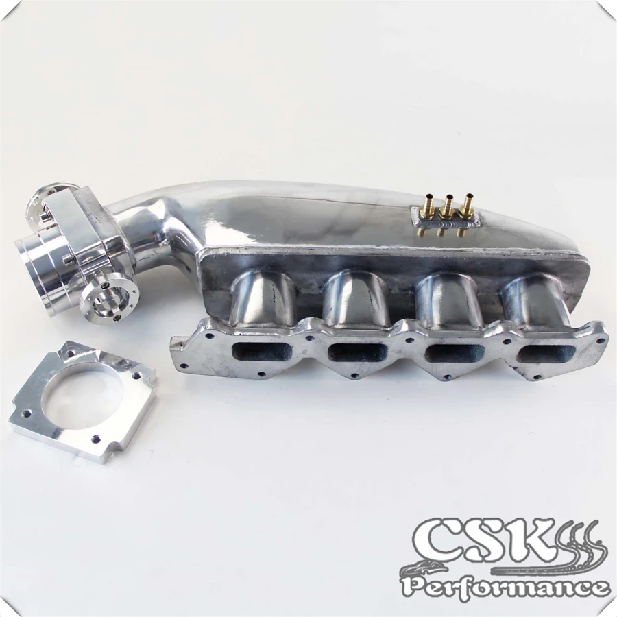 Впускной коллектор + Универсальный корпус дроссельной заслонки 80 мм для Mitsubishi EVO 1