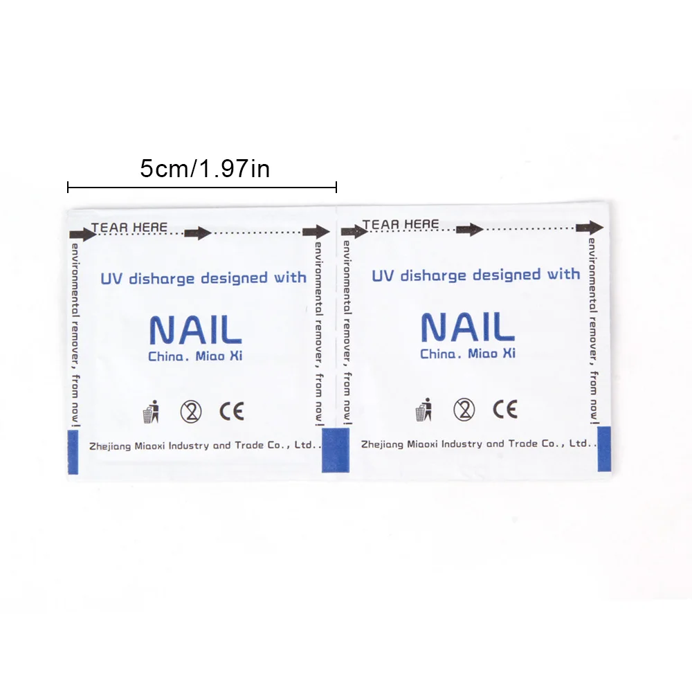 200 шт. обезжиривающее средство для снятия гель лака салфетки очистки поверхности