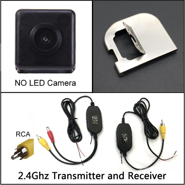 wireless n NO LED Для Ford Focus MK3 2010~ камера заднего вида автомобильная парковочная камера CCD камера ночного видения - Название цвета: wireless n NO LED