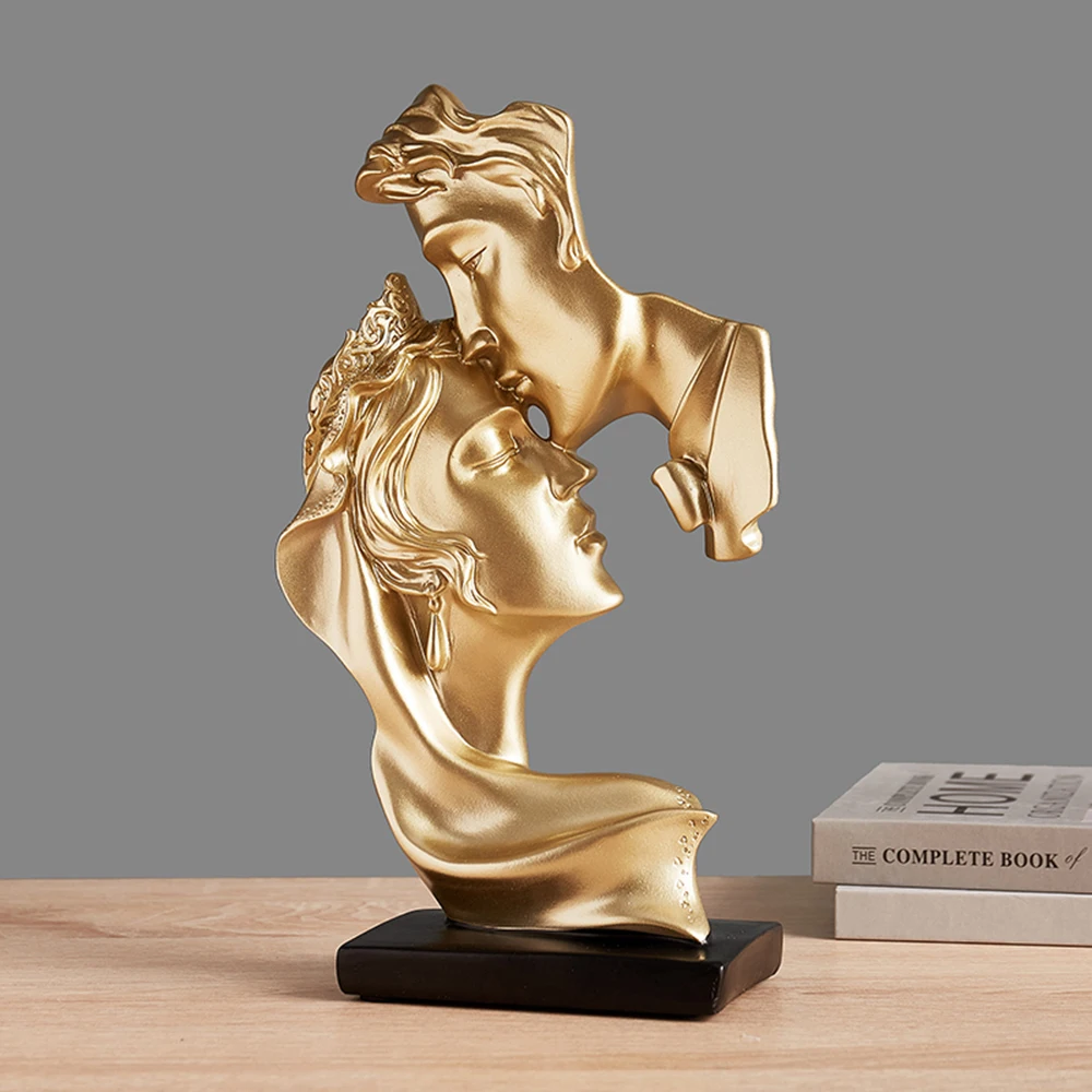 Статуэтка-поцелуй Modren из смолы абстрактные украшения художественные статуэтки