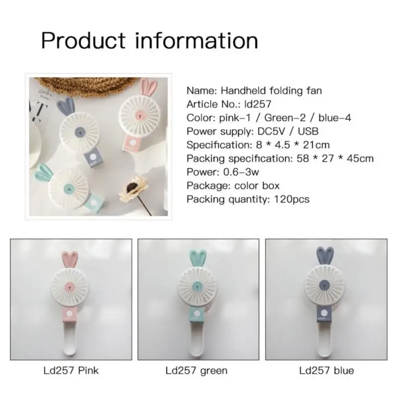 

Mini Fan Portable For Fan Handheld USB Rechargeable Fans Appliances Desktop Air Cooler Outdoor Travel Hand Floor Standing Fan