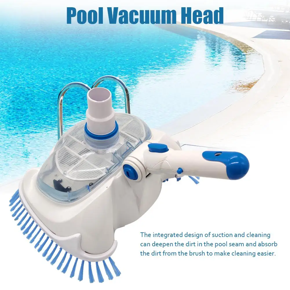 

Newest Pool Vacuum Head Swimming Pool Cleaning Brush Head Pool Cleaning Tool for Swimming Pool Daily Cleaning #4O