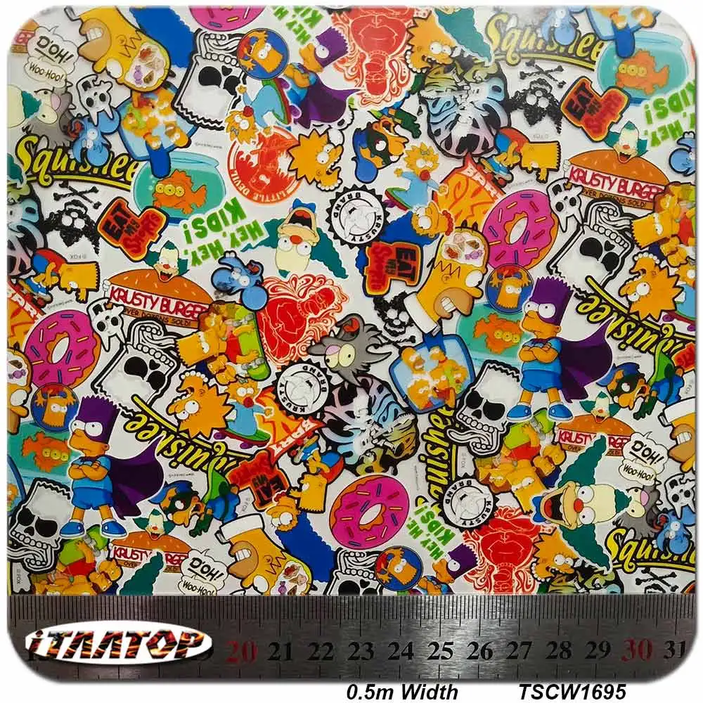 ITAATOP Wtp пленка TSKY1483 0 5 м * 2/10/20 черепный Dip комплект фильм гидро окунания рулоны |