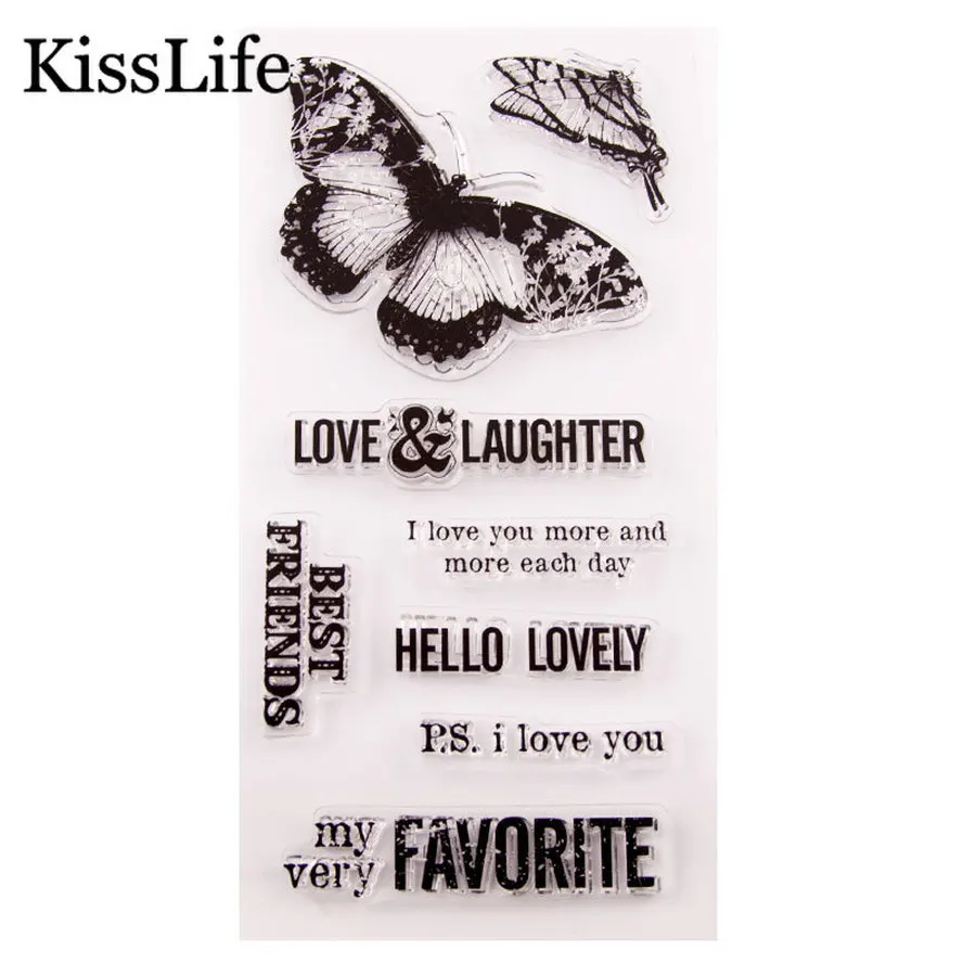 1 лист прозрачные штампы для скрапбукинга открыток|Штампики| |