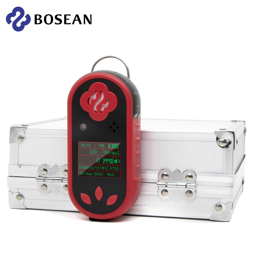 

Portable EX Combustible Gas Detector Four Alarm methods explosion-proof USB Rechargeable Bosean Industrail Gas Alarm Dectector