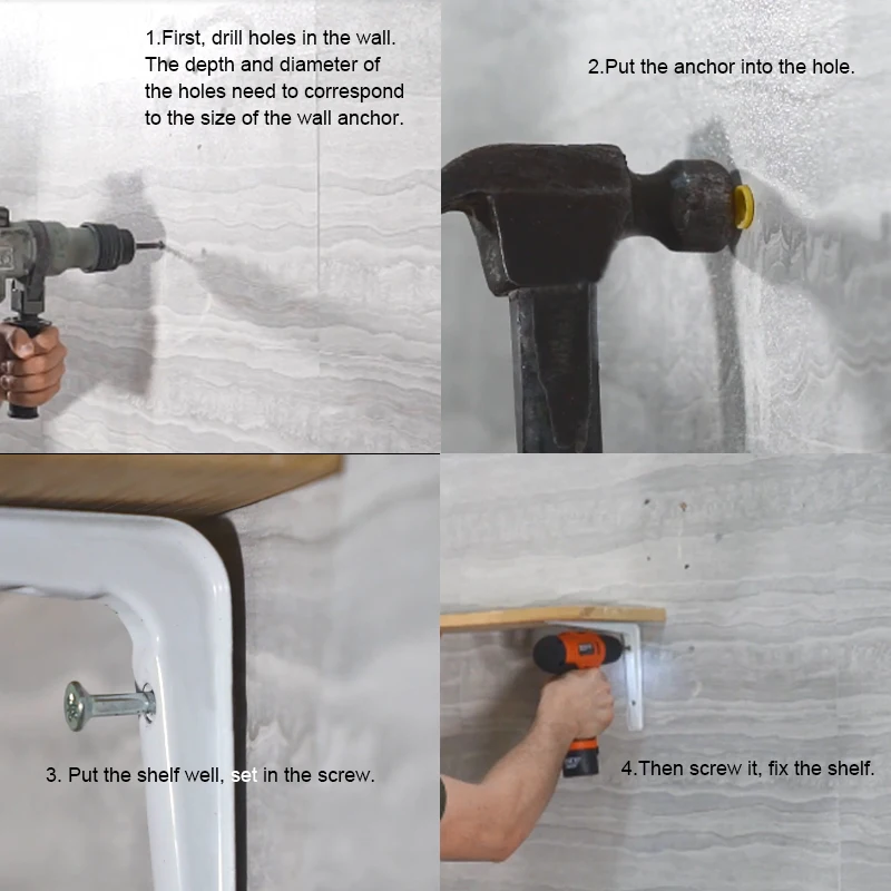 

482pcs/Set Plastic Expansion Drywall Anchor Screws Tapping Screw Set M3.5 M4.2 M5 M6 Stainless Steel Expansion Tube Wall Plug